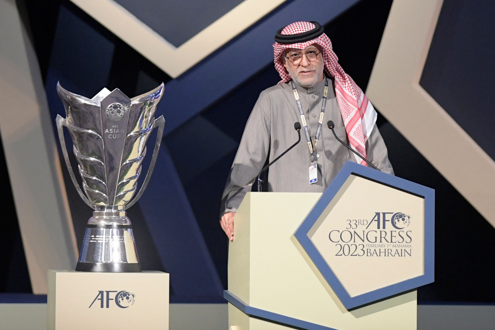 Salman bin Ebrahim Al Khalif praised Qatar for hosting the FIFA World Cup ©Getty Images