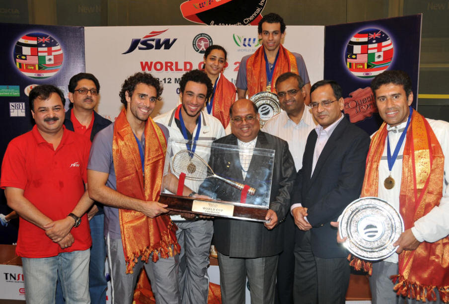 Egypt won the last edition of the Squash World Cup back in 2011 ©WSF