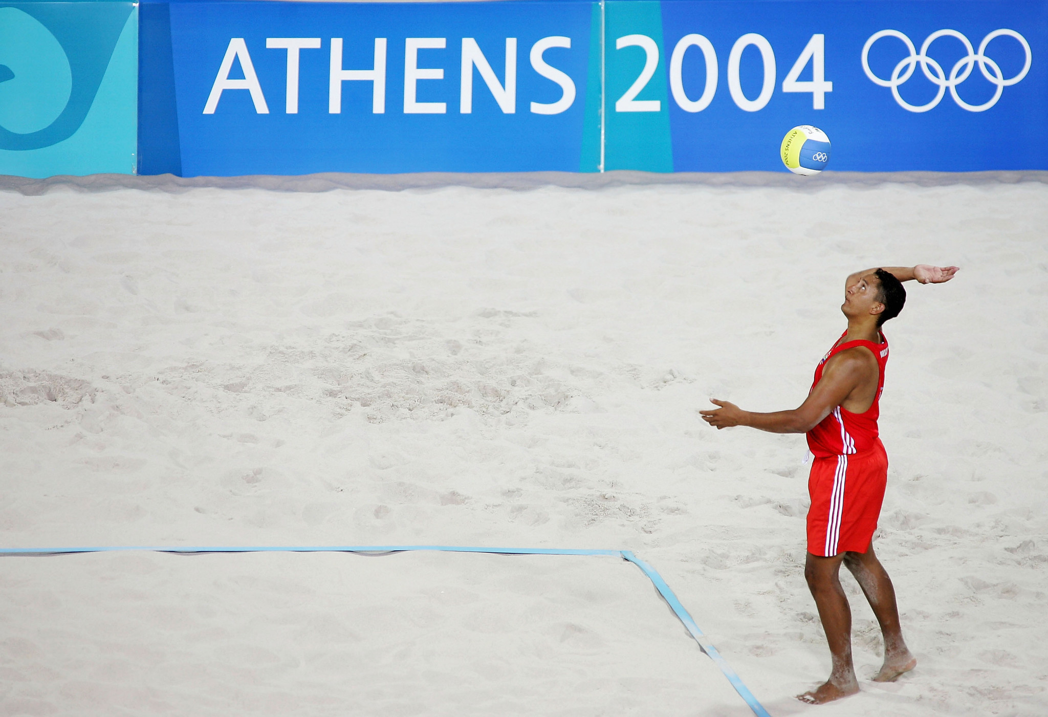 Gershon Rorich represented South Africa at the Athens 2004 Olympics in beach volleyball ©Getty Images