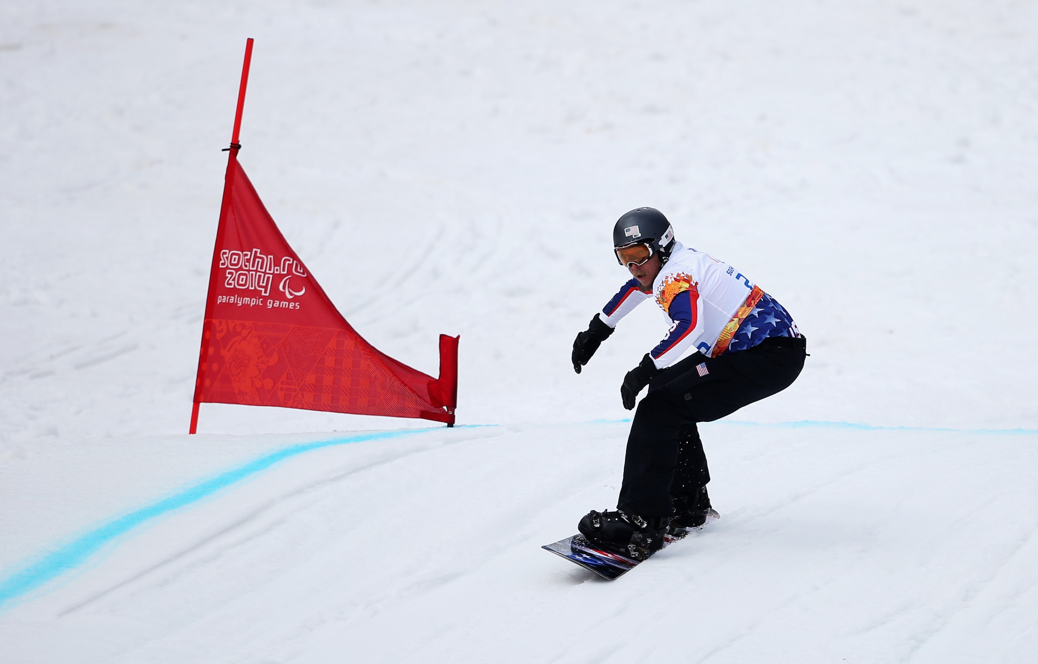 Tyler Burdick made his Paralympic Games debut at Sochi 2014 ©Getty Images
