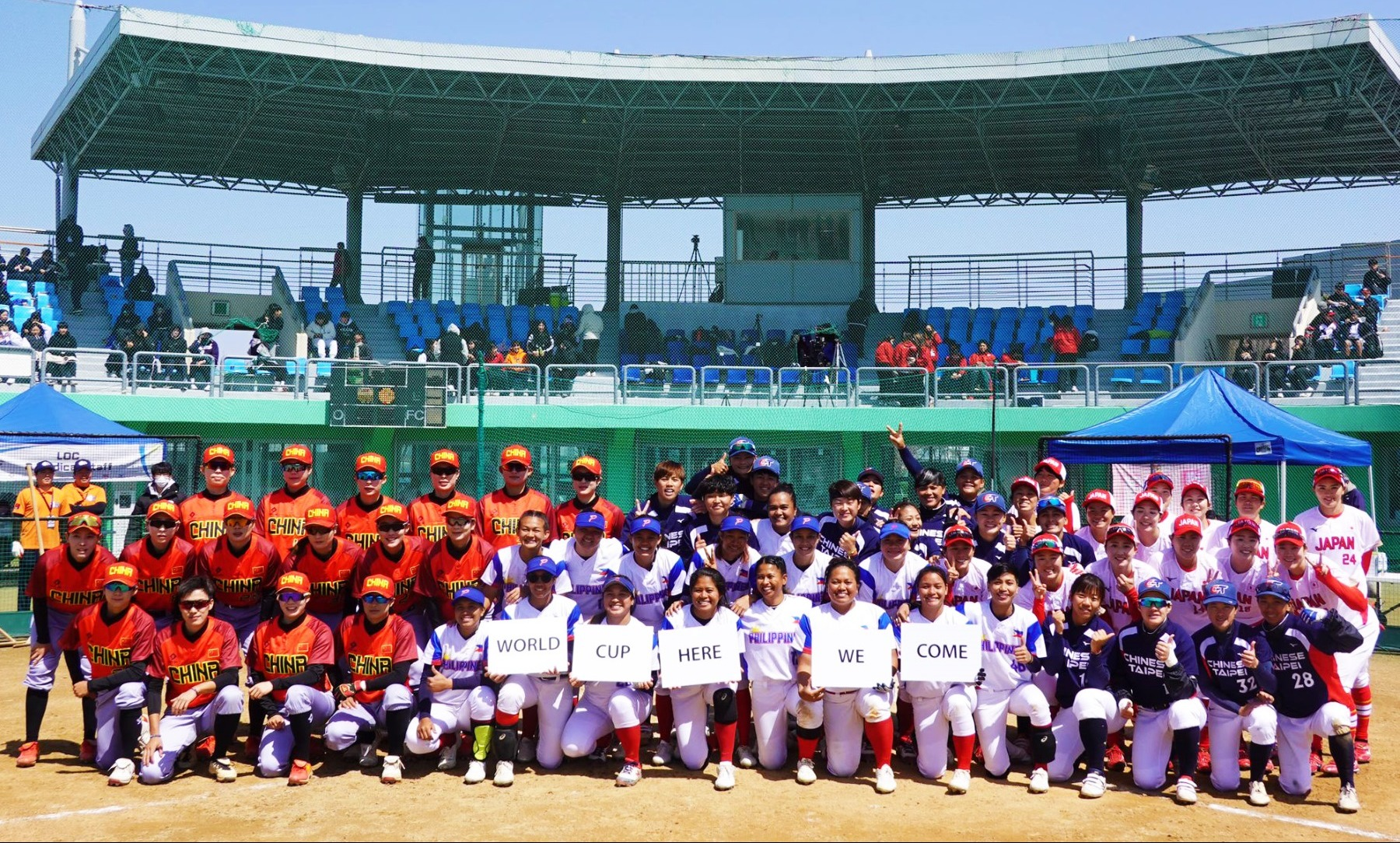 The top four teams at the Women's Softball Asian Cup in Incheon all qualified for the Women's Softball World Cup ©WBSC