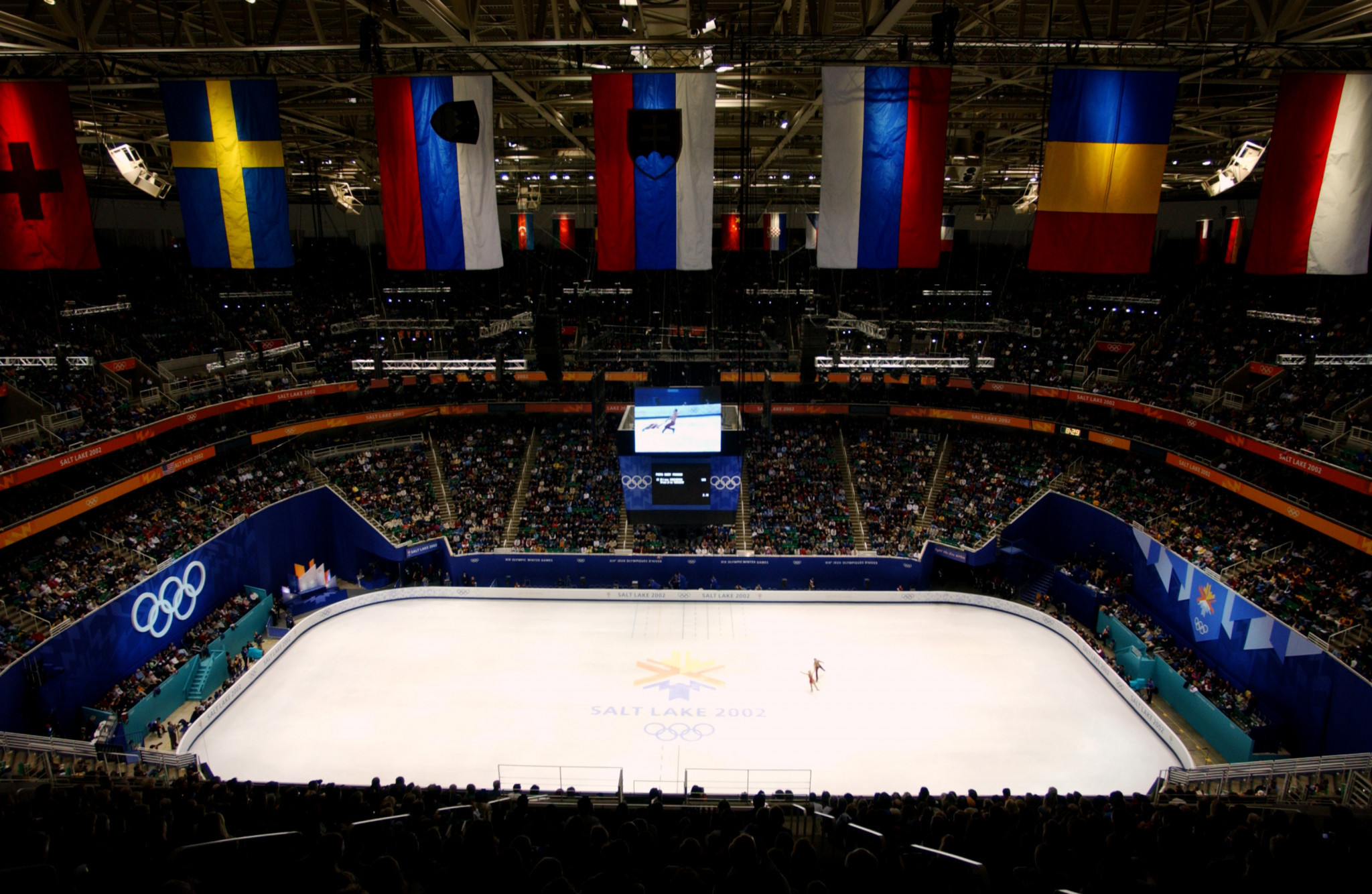 The Vivint Arena was a venue for the Salt Lake City 2002 Winter Olympics ©Getty Images