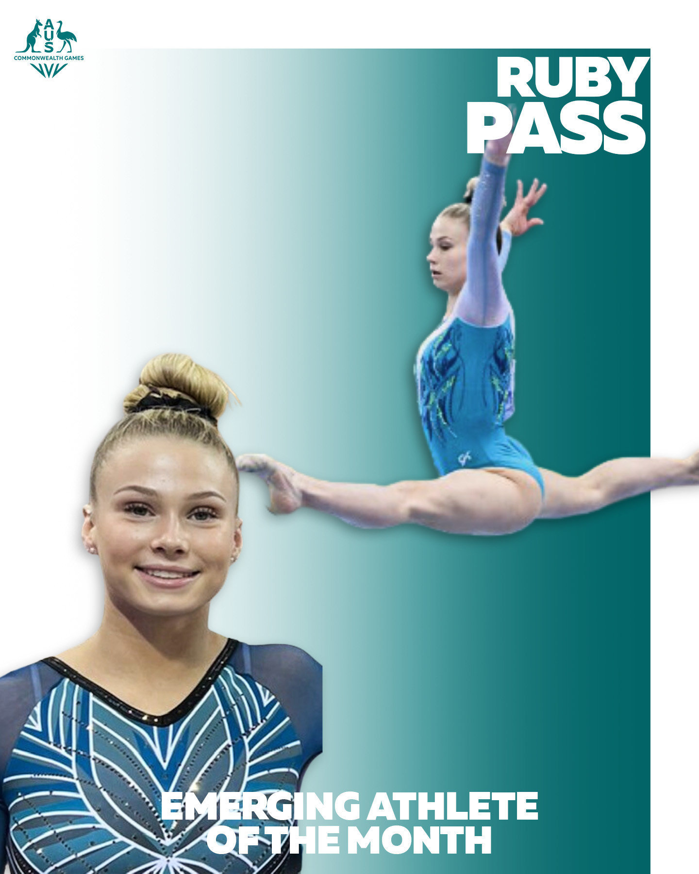 Artistic gymnast Ruby Pass, who says she is proud to represent Australia, has been named as an athlete to watch by Commonwealth Games Australia ©Commonwealth Games Australia