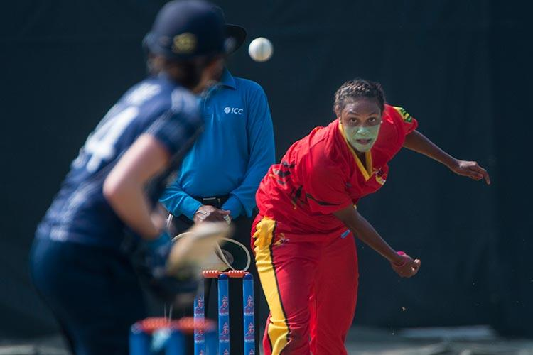 Papua New Guinea's Ravini Oa is among those shortlisted for the ICC women's player of the month after a notable bowling performance at the Pacific Island Women’s Cricket Challenge ©ICC