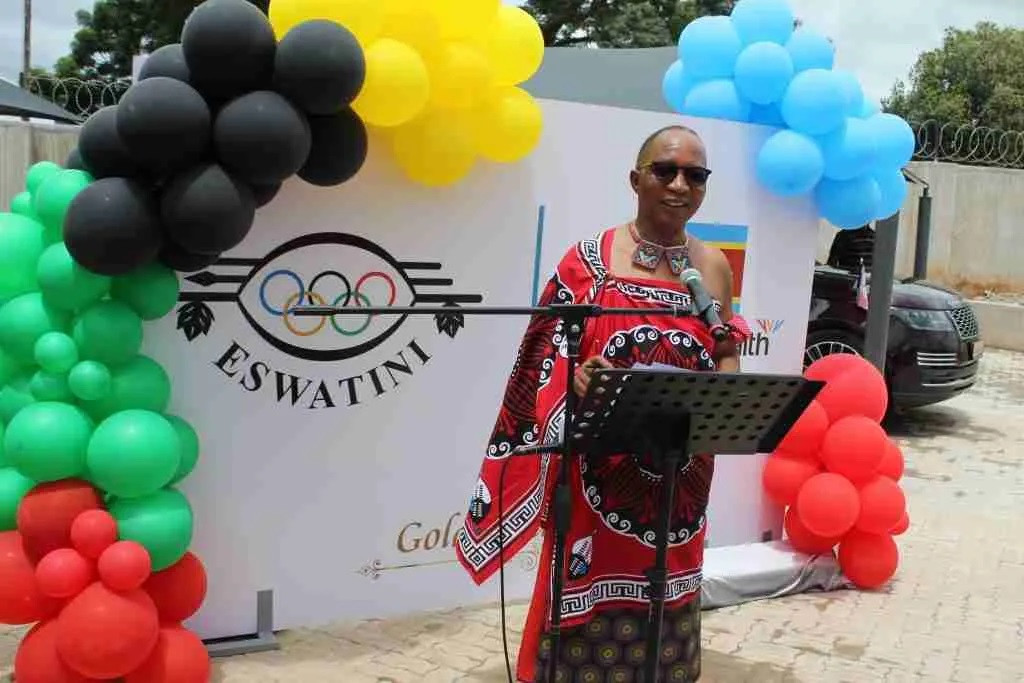 Eswatini Prime Minister Cleopas Dlamini attended the opening of the EOCGA headquarters ©EOCGA