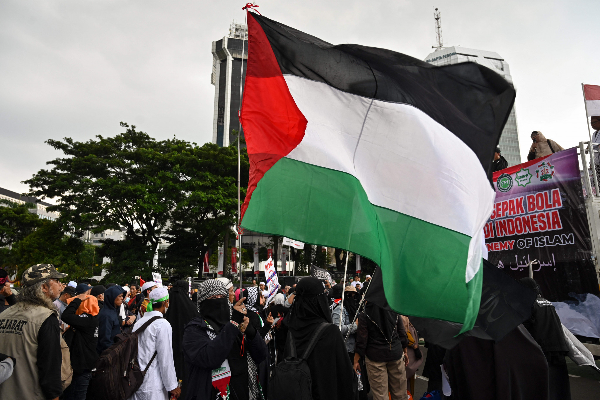 Indonesia is a supporter of the Palestinian cause, and was stripped of the FIFA Under-20 World Cup after opposition to Israel's participation ©Getty Images
