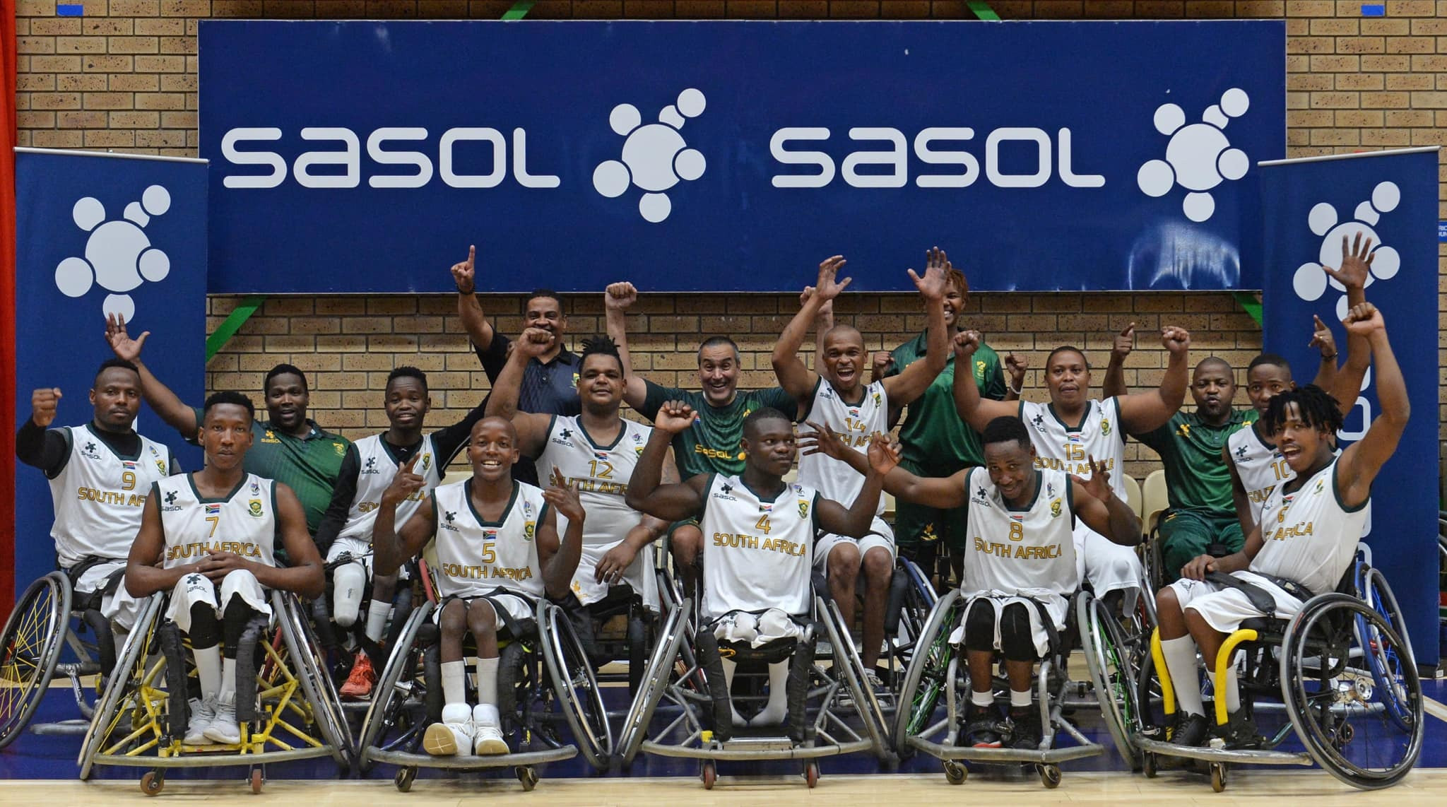 South Africa's wheelchair basketball team are set to go to the African Para Games after winning all four of their matches at the southern zone qualifier staged in Johannesburg ©Wheelchair Basketball South Africa