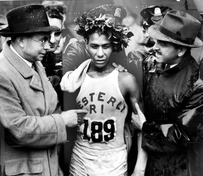 An appeal has been launched for the return of trophies won by 1936 and 1939 Boston Marathon winner Tarzan Brown ©Boston Marathon 
