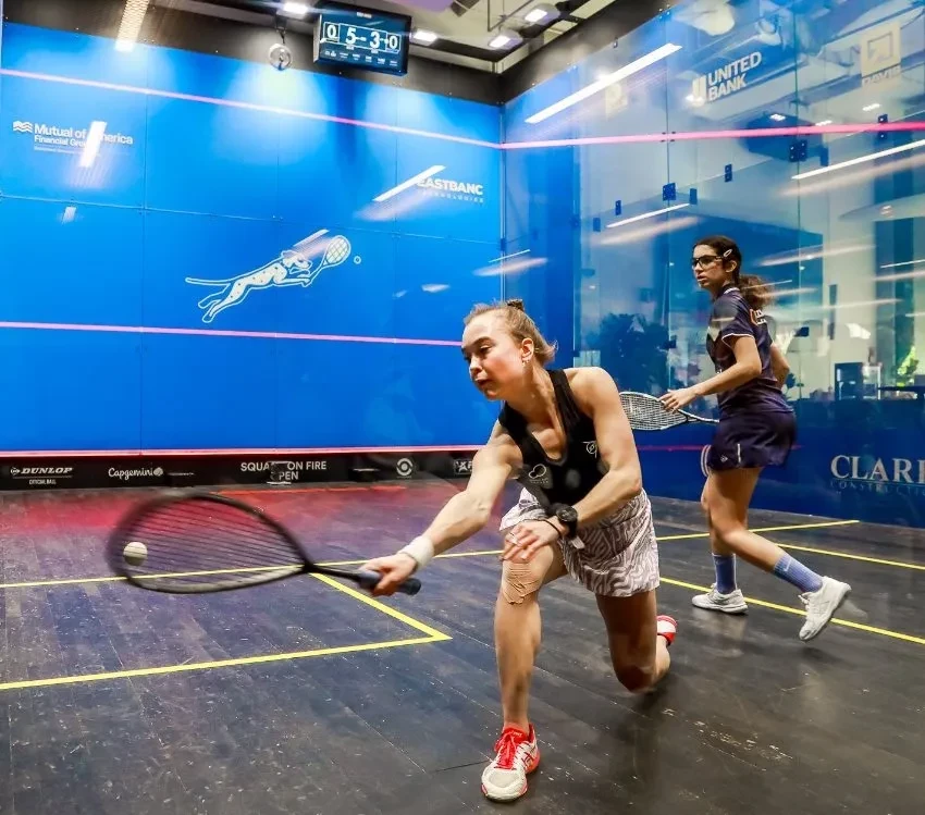 Belgian squash player wins IWGA Athlete of the Month for March