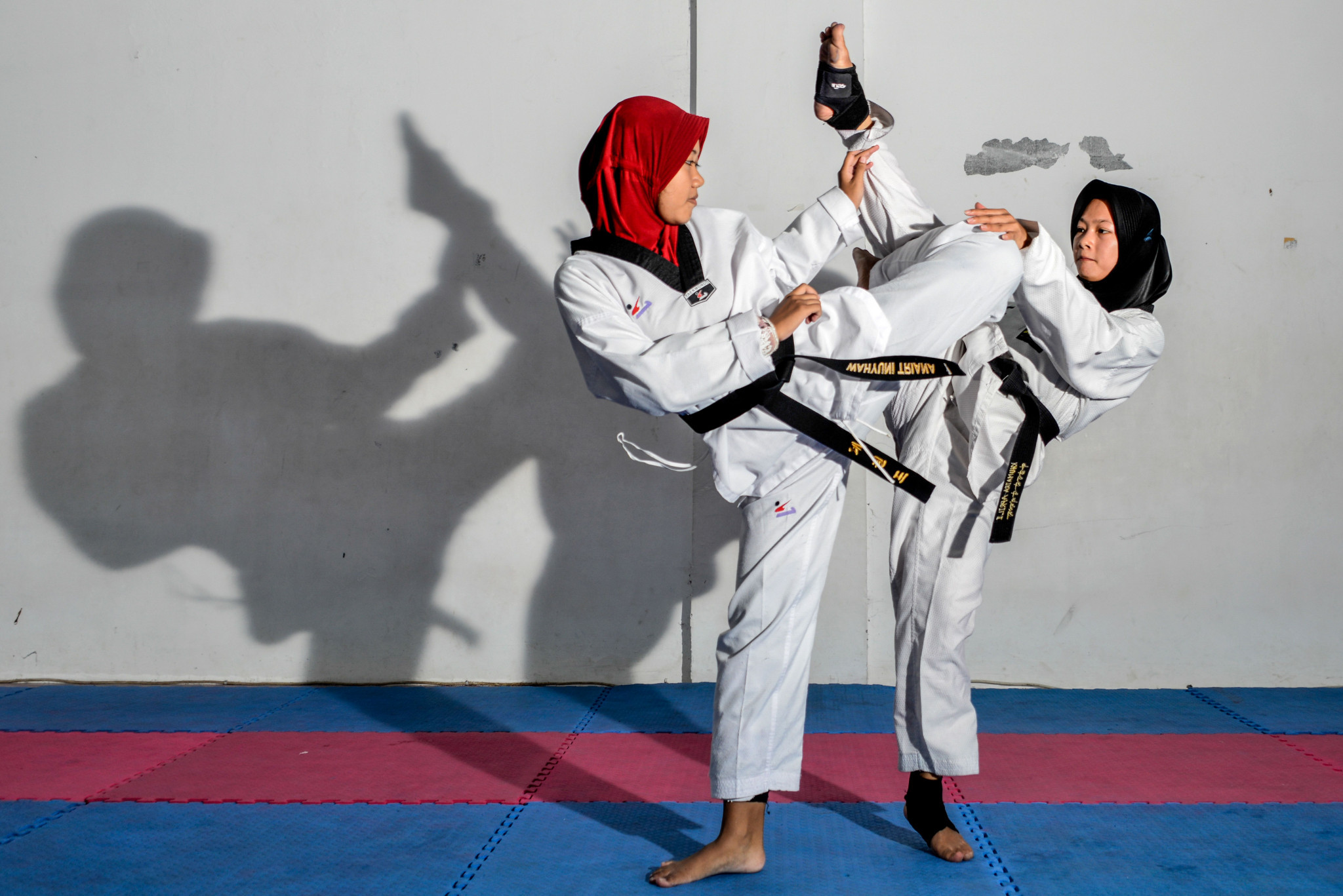 Young fighters practice taekwondo in Indonesia ©Getty Images