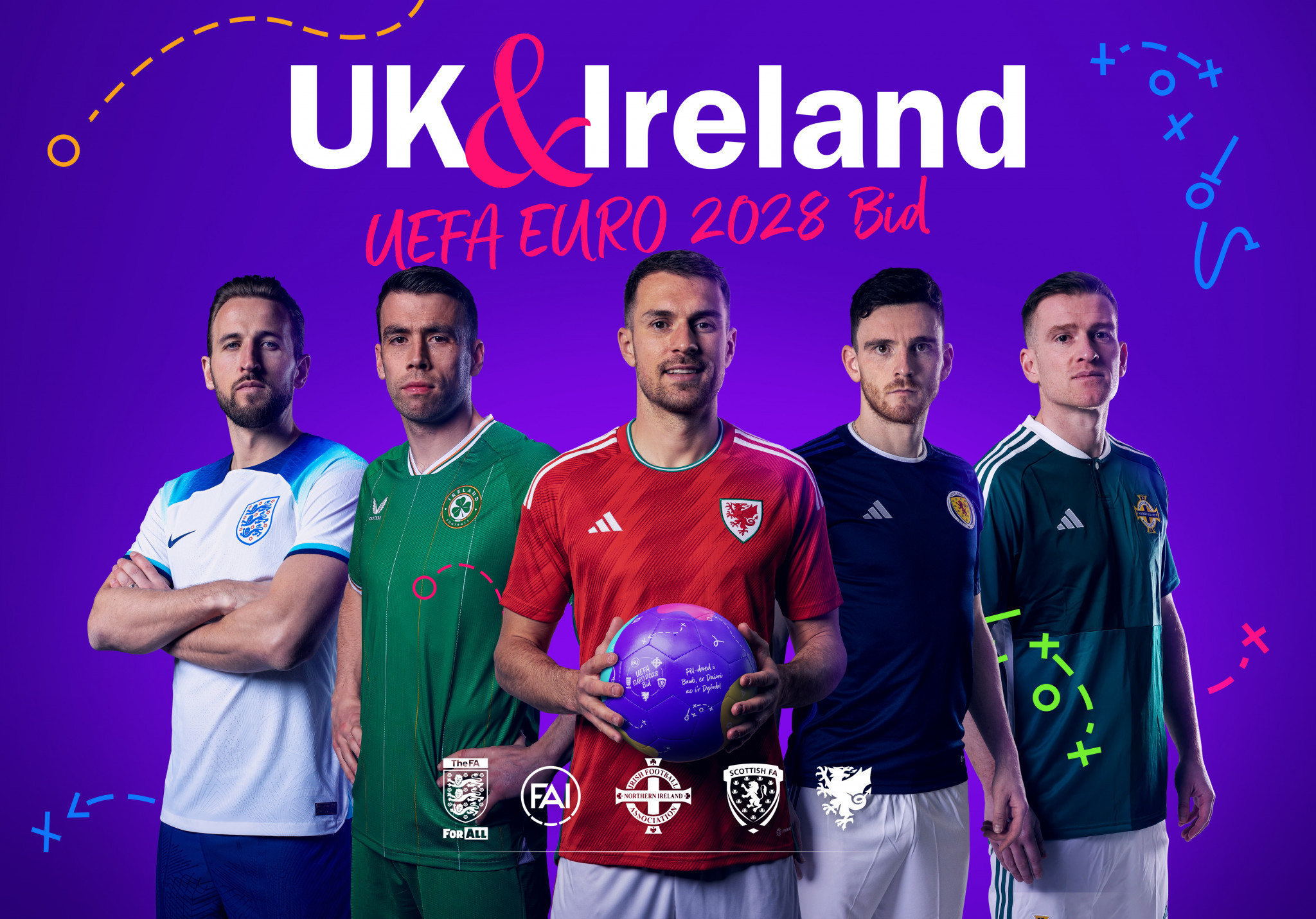 The UK and Ireland has bid for UEFA Euro 2028 as have Turkey, while Italy is bidding for the 2032 tournament ©UK & Ireland UEFA EURO 2028 Bid