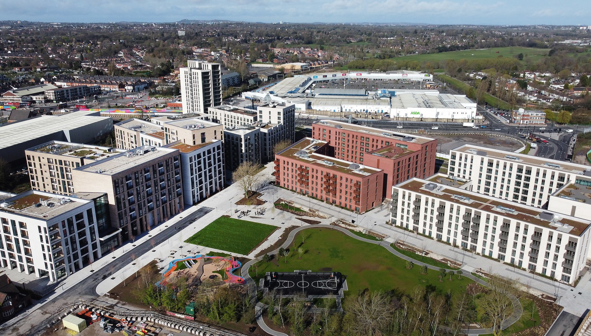 The first phase of the Perry Barr residential scheme has finished ©Birmingham City Council