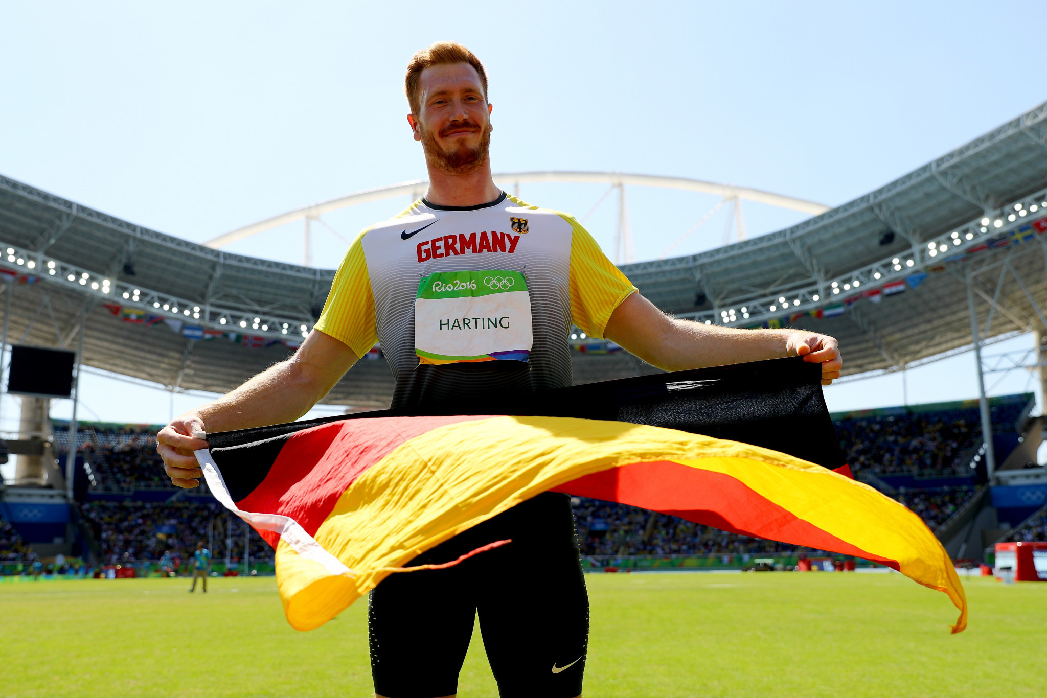 Germany's 2016 Olympic discus gold medallist Christoph Harting has criticised the IOC and Thomas Bach for the latest recommendations on Russia and Belarus ©Getty Images