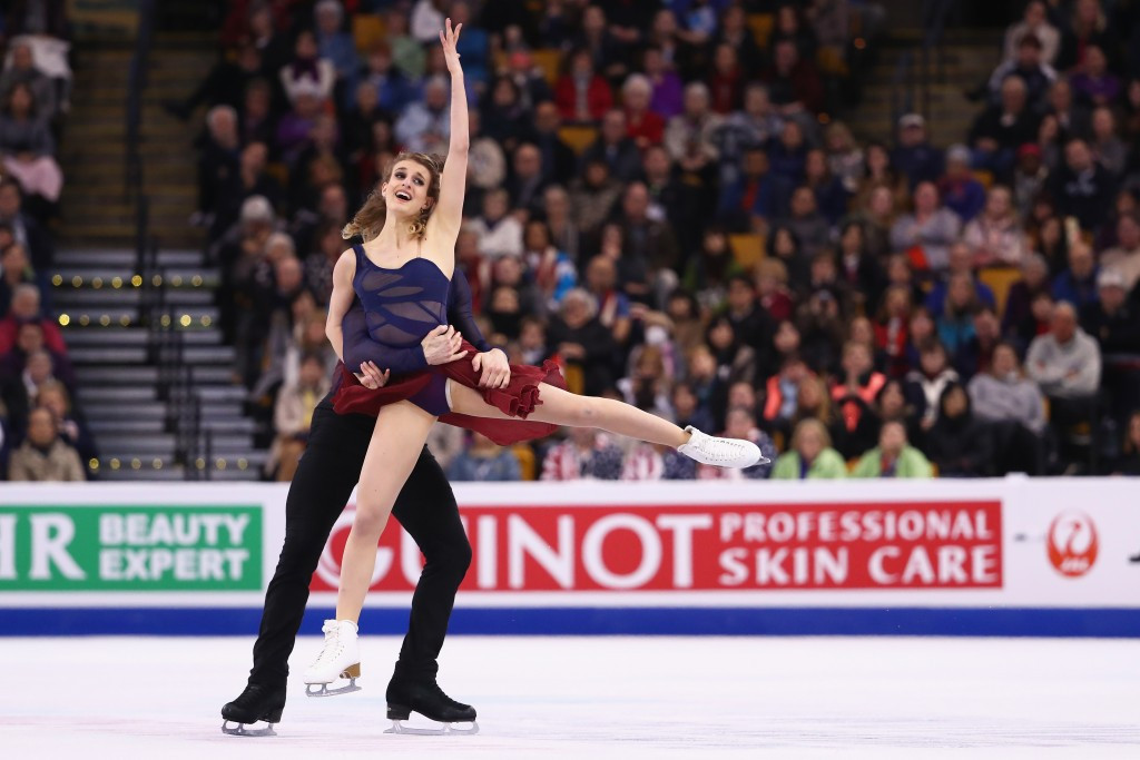 Gabriella Papadakis and Guillaume Cizeron claimed gold in Boston ©Getty Images 