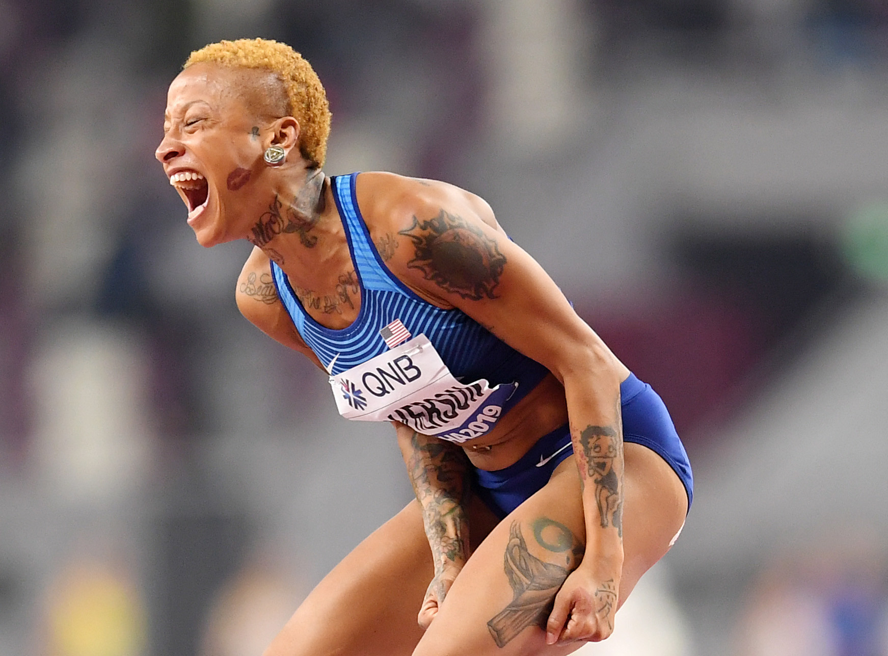 Inika McPherson had her latest suspension reduced from two years to 16 months after claiming she mistakenly took the prohibited substance ©Getty Images