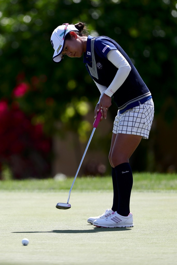 Ai Miyazato shares the lead at the ANA Inspiration ©Getty Images 