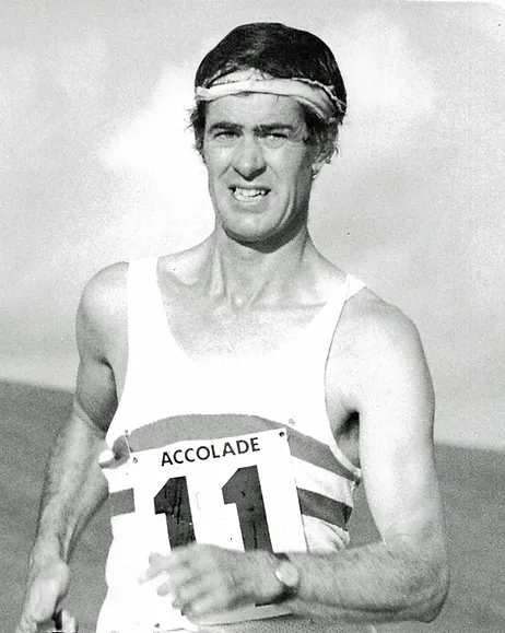 In 1974, Ray Middleton set five world records in one race at the New River Sports Centre in London where he completed the 40 miles in 5:56:29 ©Belgrave Harriers