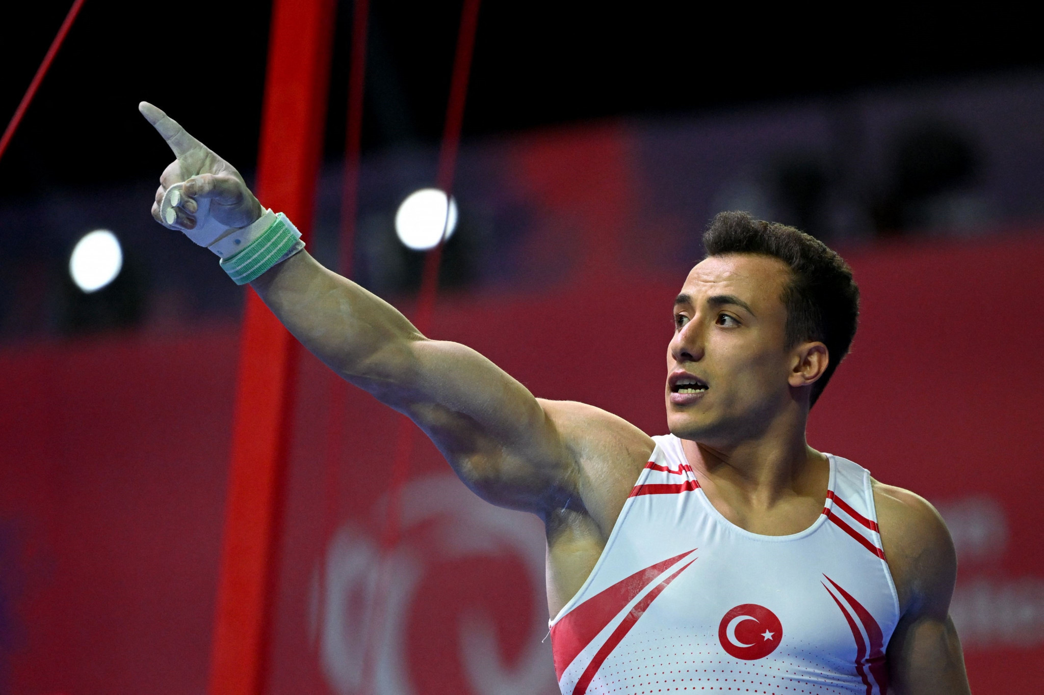 Adem Asil of Turkey won rings gold to add to his all-around title in Antalya ©Getty Images