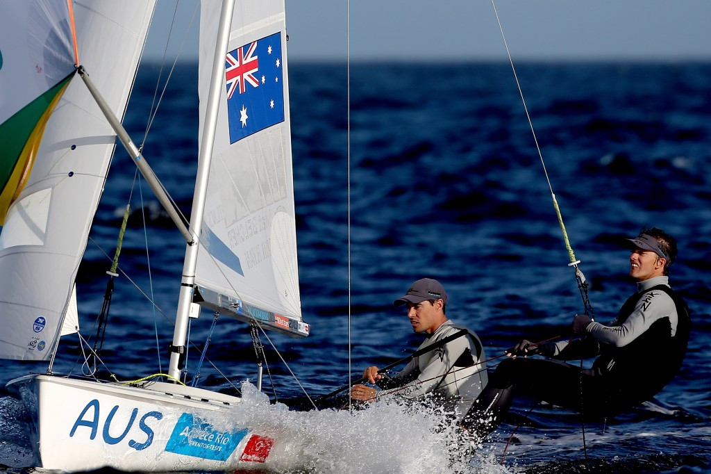 Australia's Mat Belcher and Will Ryan moved into contention with two race victories