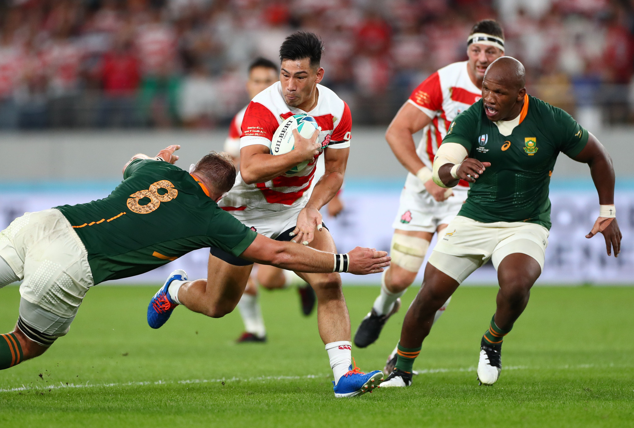 Japan reached the quarter-finals when they hosted the men's Rugby World Cup in 2019 ©Getty Images