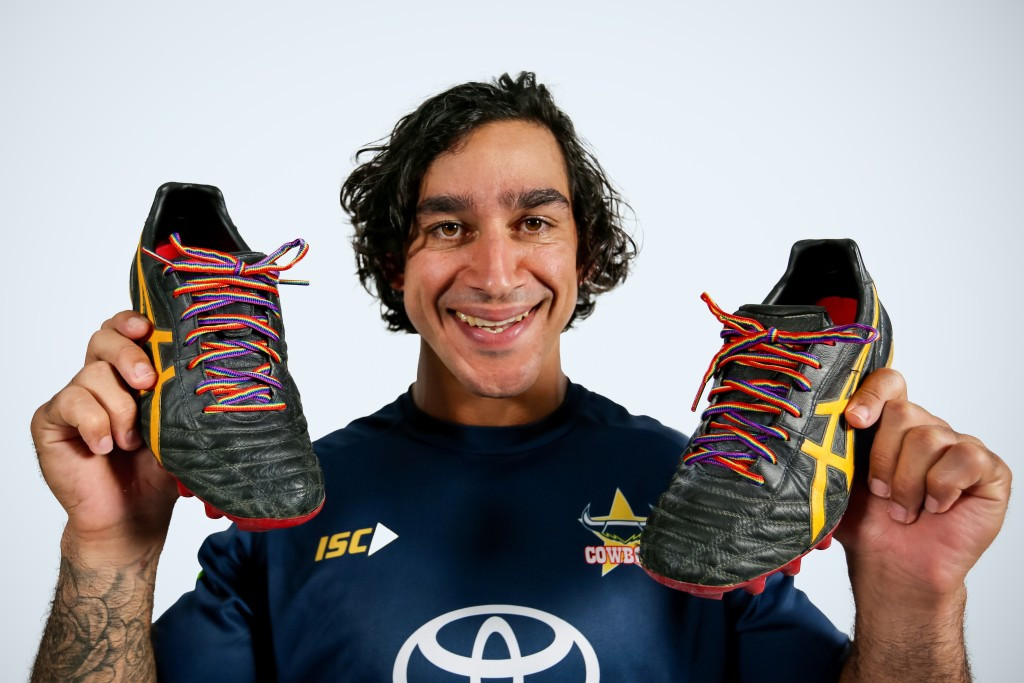 Rugby league star Jonathan Thurston is supporting the campaign