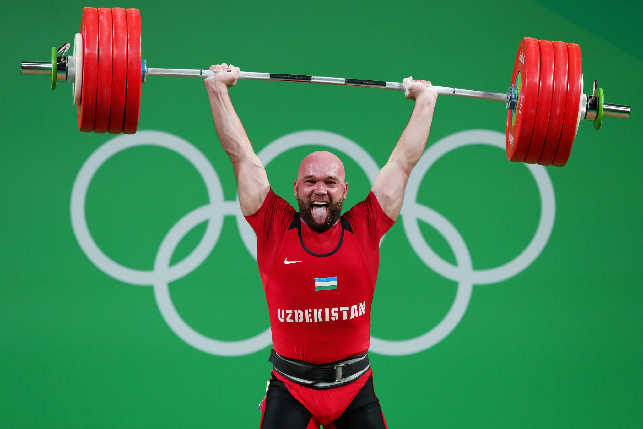 Ruslan Nurudinov could line up alongside Moradi at the Asian Championships, after dropping down to the 102 kilograms category ©Getty Images