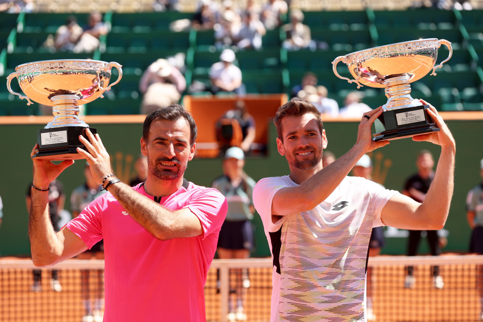 Ivan Dodig and Austin Krajicek won the doubles event in Monte-Carlo ©Getty Images