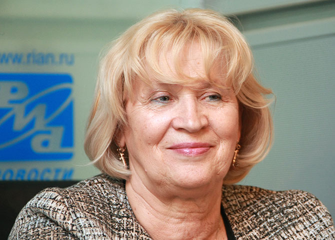 Valentina Rodionenko, head coach of the Russian national gymnastics team, claims that the standing of competition is 