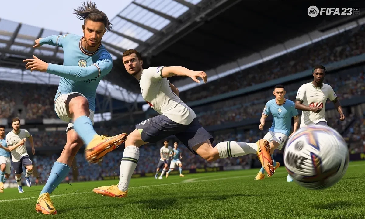 EA, whose 25-year deal with FIFA has come to a close, has partially revealed its new games vehicle, EA SPORTS FC ©EA/FIFA 23