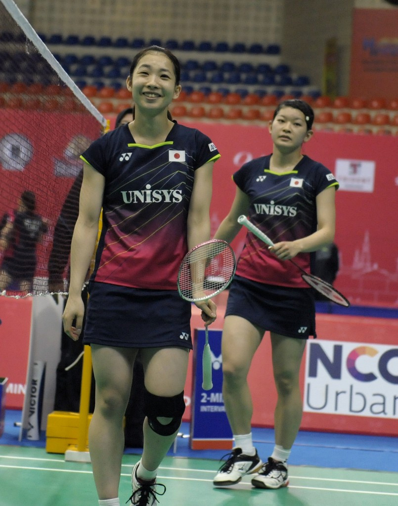 Japan's Misaki Matsutomo and Ayaka Takahashi were among the winners at the India Open ©AFP/Getty Images
