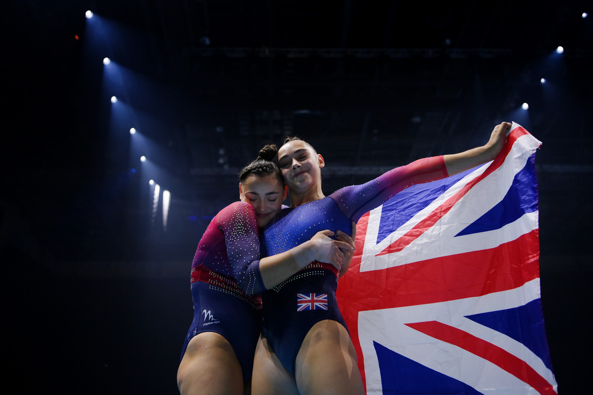 Jessica Gadirova is hopeful that her twin Jennifer will be able to compete at the Olympics in Paris ©Getty Images