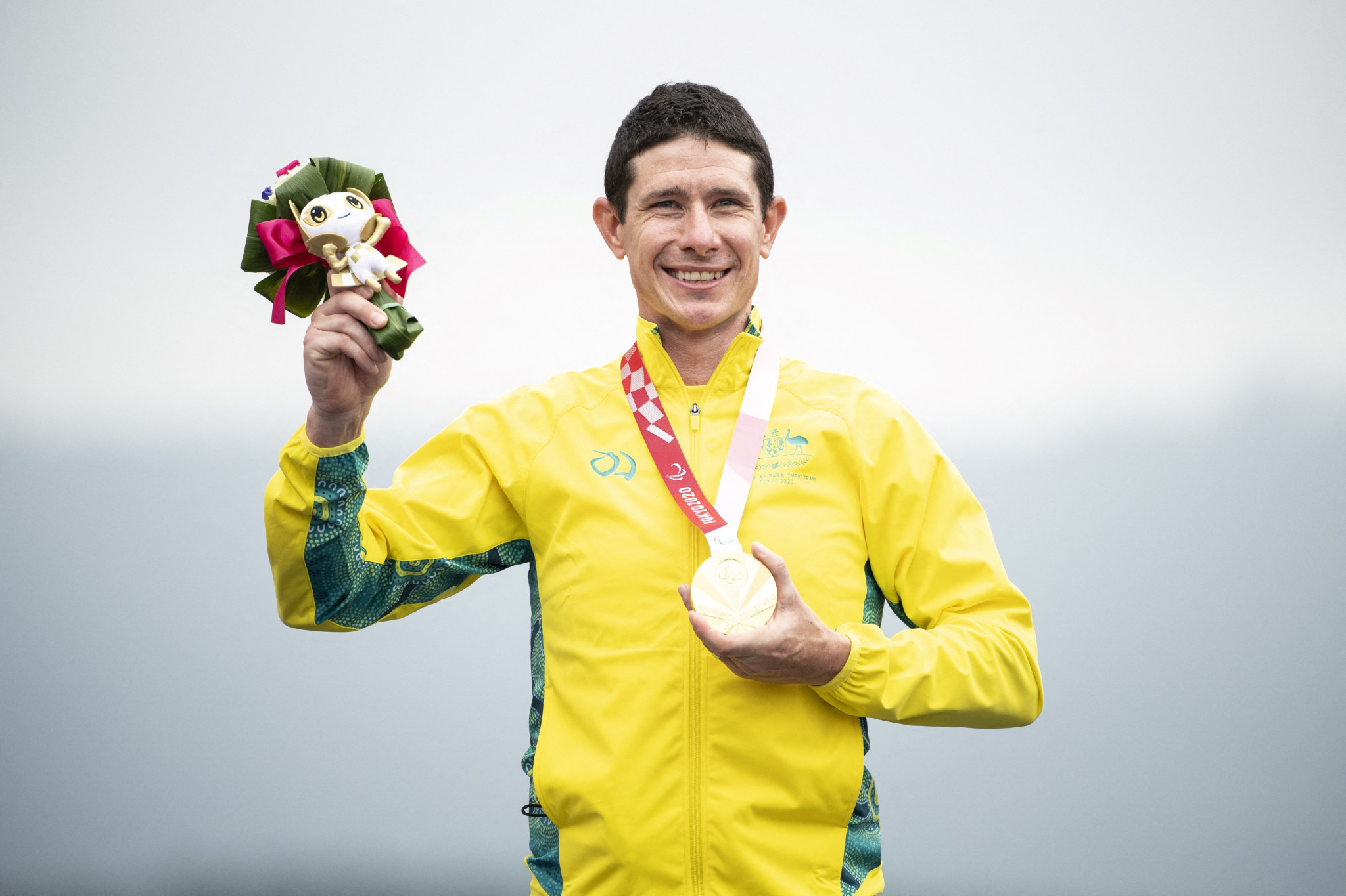 Australia's Paralympic cycling gold-medallist Darren Hicks insisted he was not offended by the video ©Getty Images