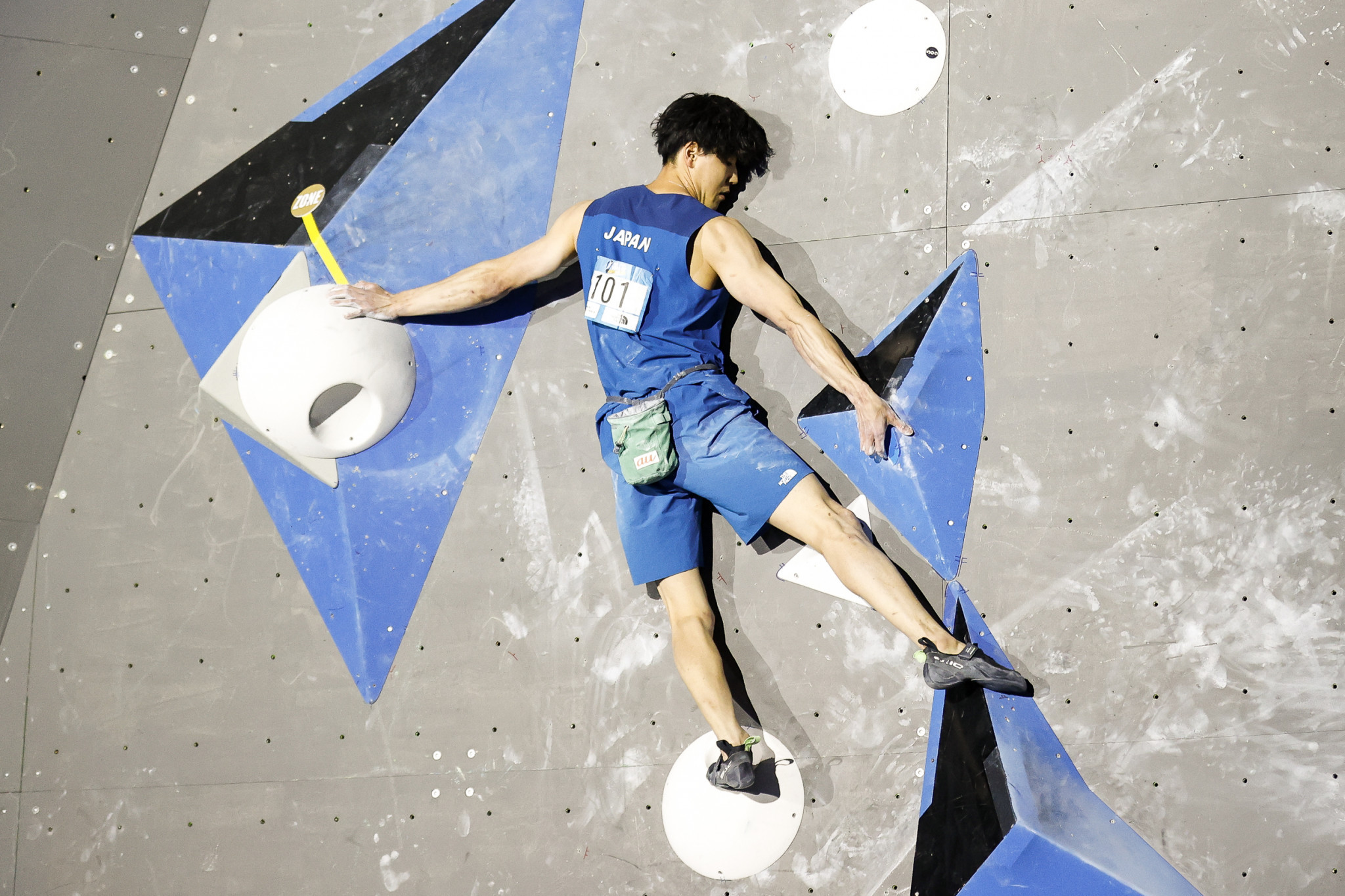 Fujii Kokoro is one of 12 Japanese climbers set to compete in the men's event in Hachiōji ©Getty Images