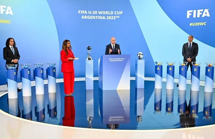 The draw for the Under-20 World Cup decided the six groups of four ©FIFA