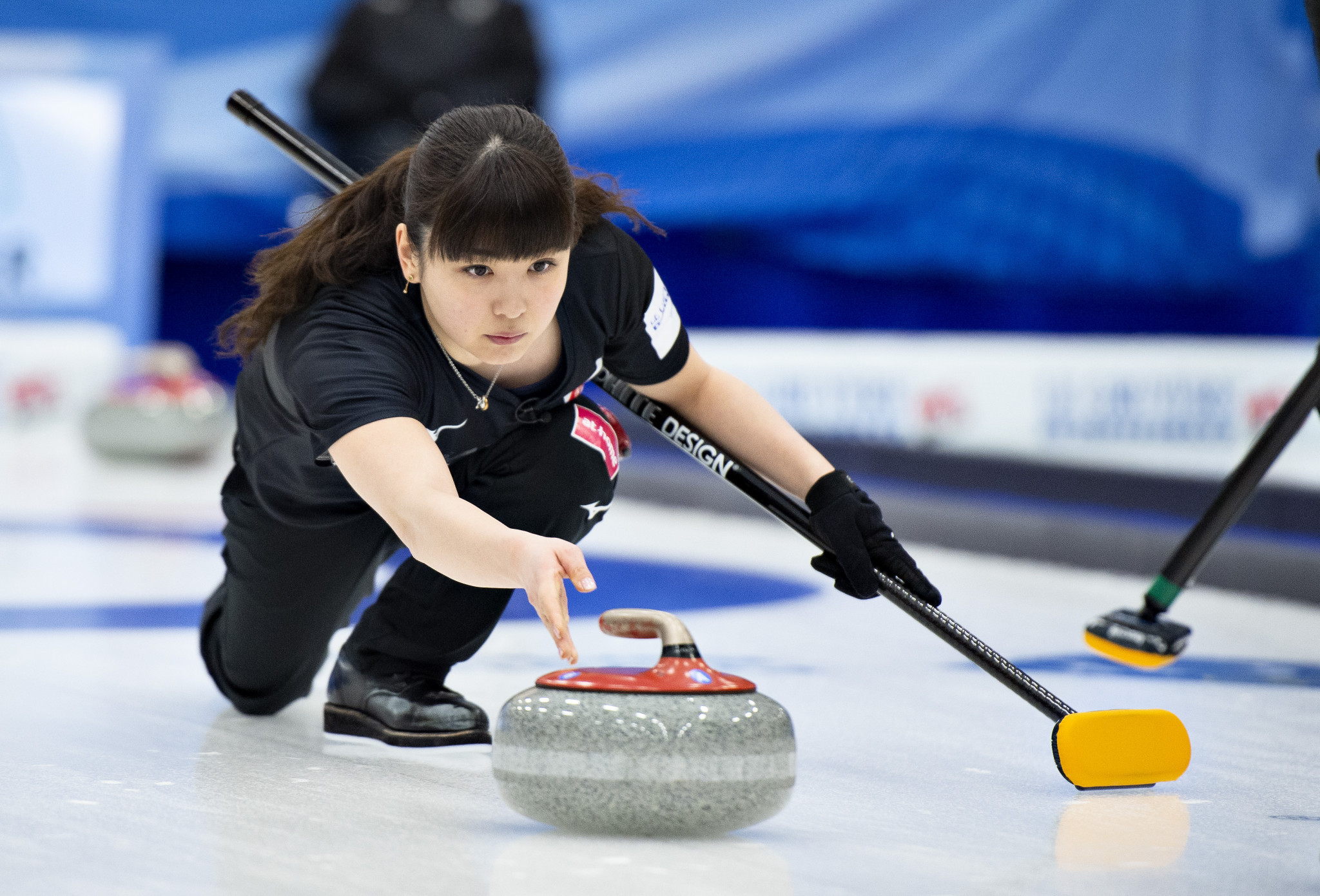 Chiaki Matsumura helped Japan to their second and third win of the World Mixed Doubles Curling Championship with Yasumasa Tanida ©Getty Images