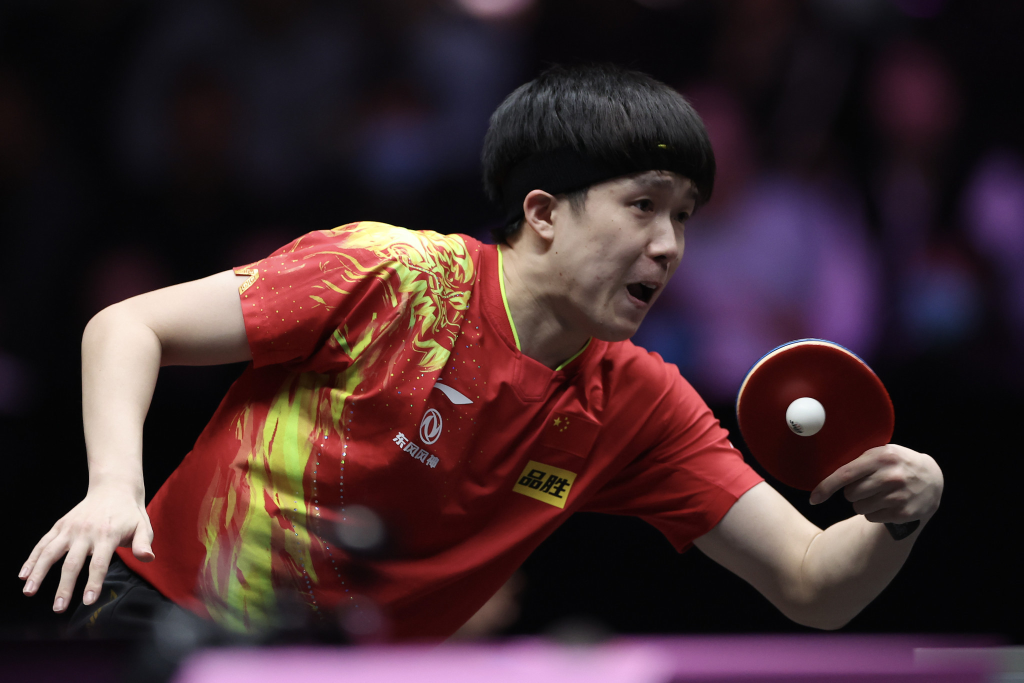 Wang Chuqin of China defended his men's singles title at the WTT Champions Macao ©Getty Images