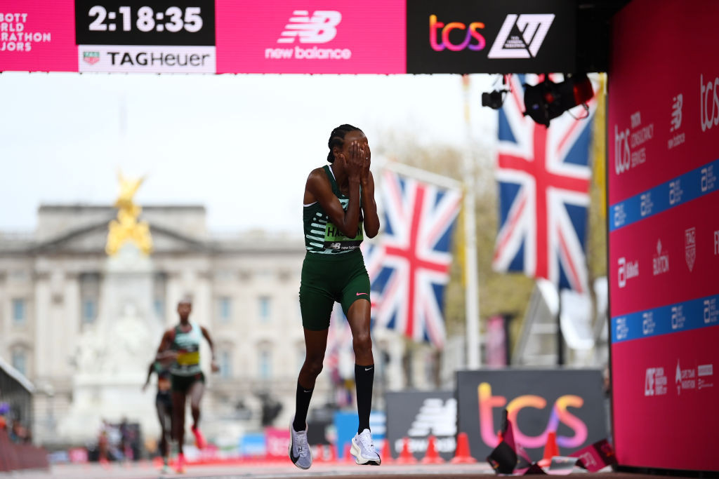 Sifan Hassan's London Marathon victory in her first race at the distance was a surprise to her - and to those behind ©Getty Images 