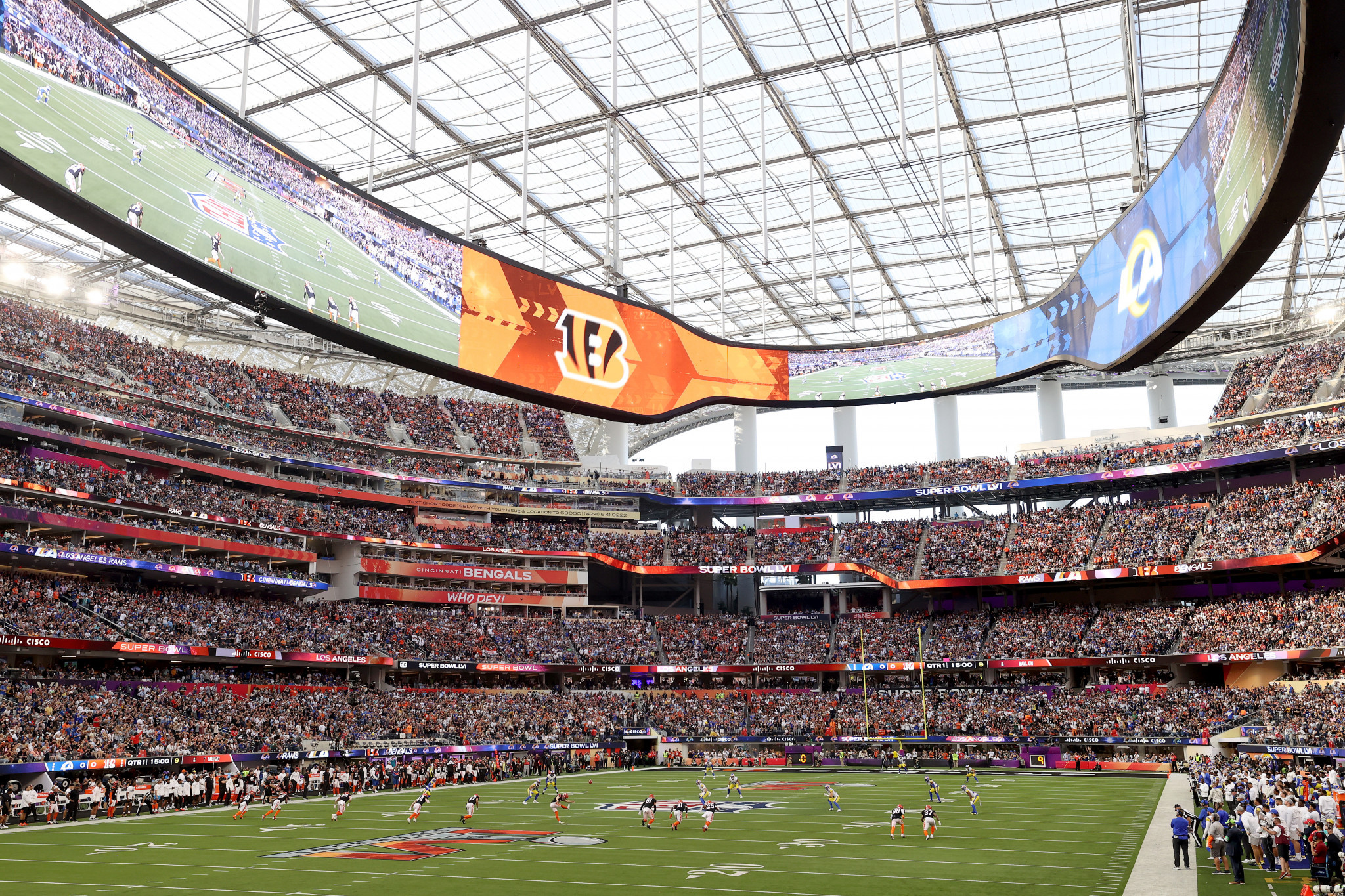 SoFi Stadium hosted the 2022 Super Bowl ©Getty Images