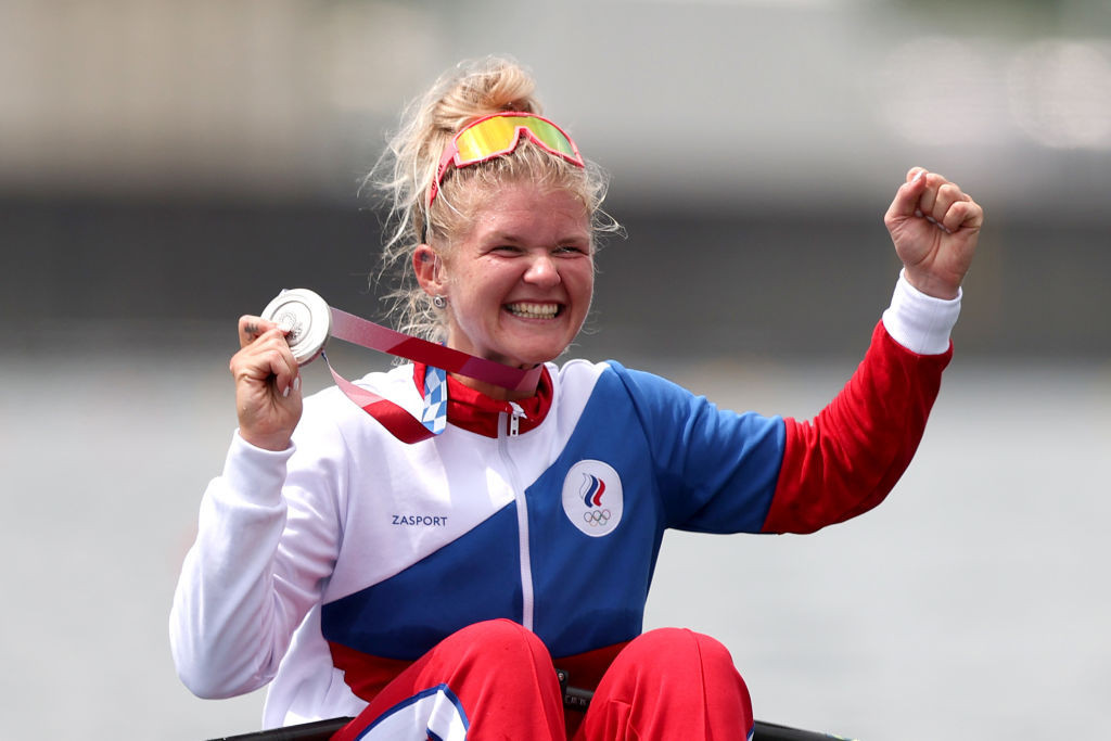 Hanna Prakatsen, Russia's Tokyo 2020 single sculls silver medallist, is switching to Uzbekistan in the hope of competing at Paris 2024 ©Getty Images