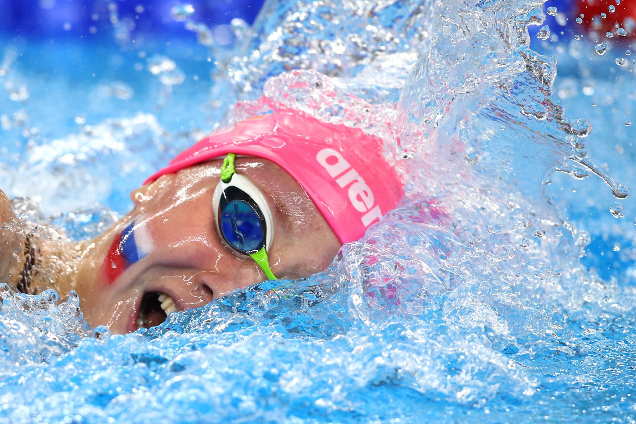 Anastasiia Kirpichnikova's 400m, 800m and 1500m freestyle times this year would make her the fastest Frenchwoman ©Getty Images