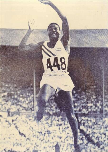 Herb Douglas won an Olympic bronze medal in the long jump at London 1948 ©Getty Images