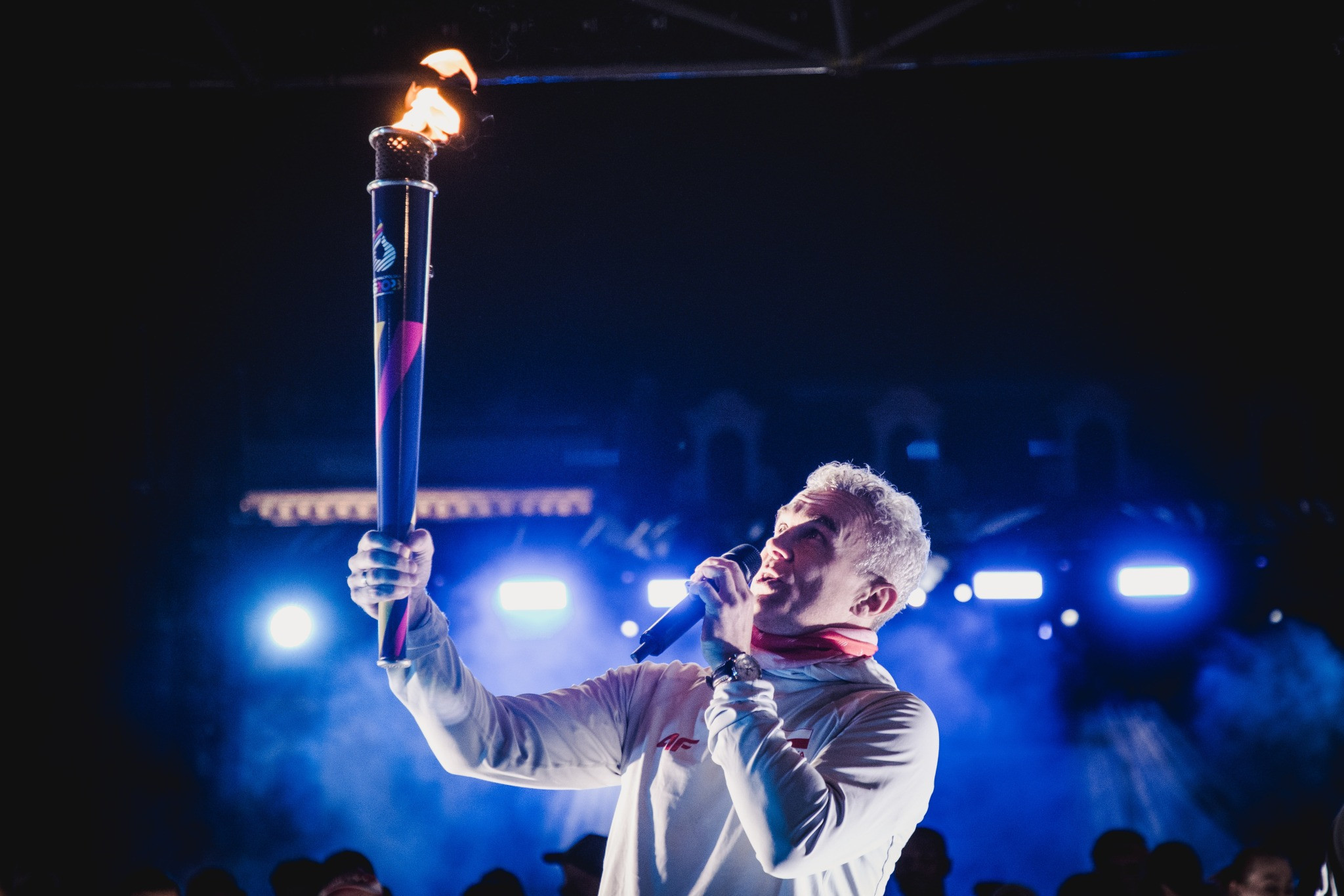 The European Games 2023 Flame of Peace has been presented in Kraków for the first time ©EOC