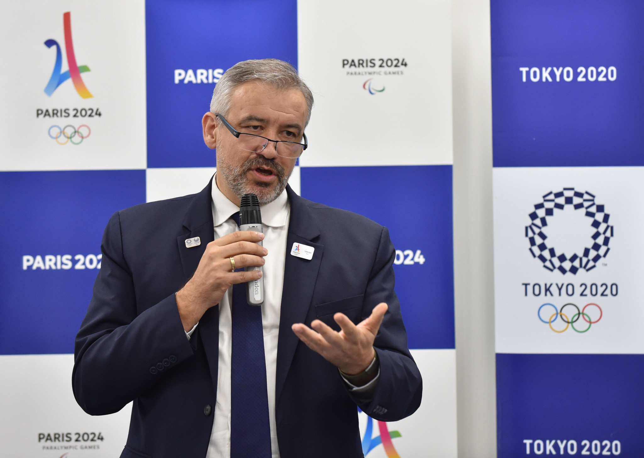 Paris 2024 chief executive and BWF Council member Etienne Thobois spoke about preparations for next year's Olympics during the BEC Congress ©Getty Images