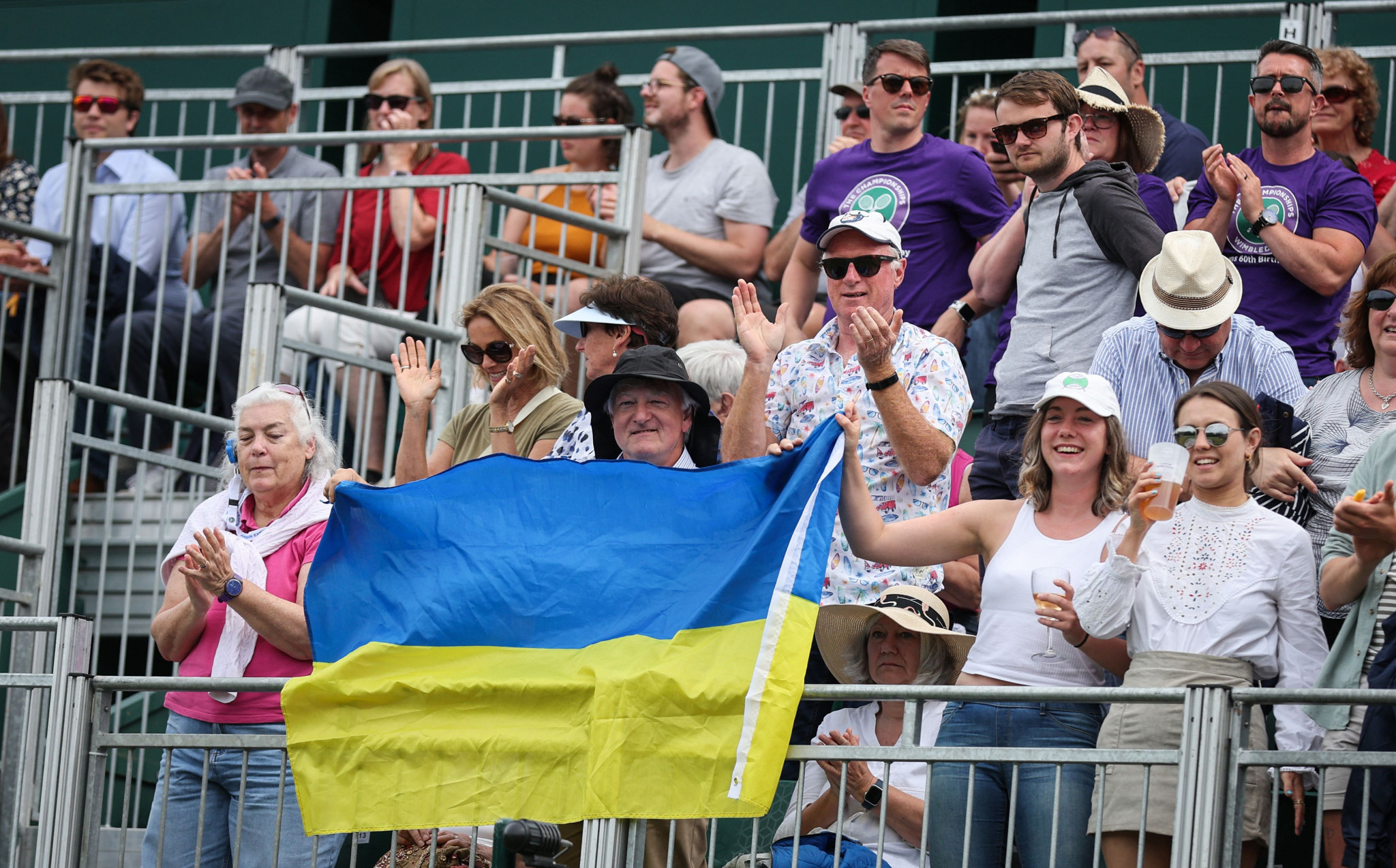 Wimbledon is make a donation from ticket sales to the Ukraine relief fund ©Getty Images
