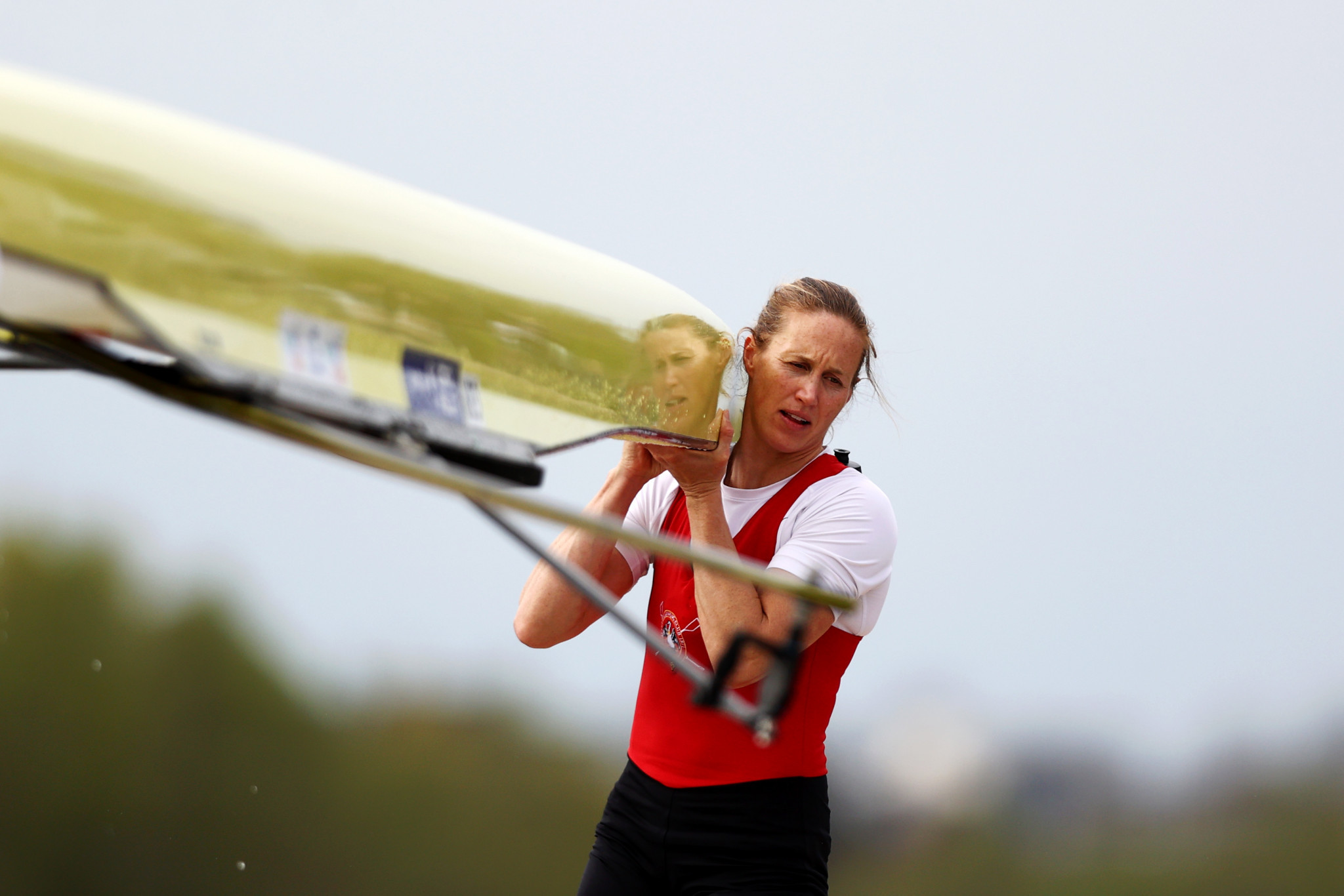 Britain's double rowing gold medallist Helen Glover could change disciplines in her quest for a place at Paris 2024 ©Getty Images