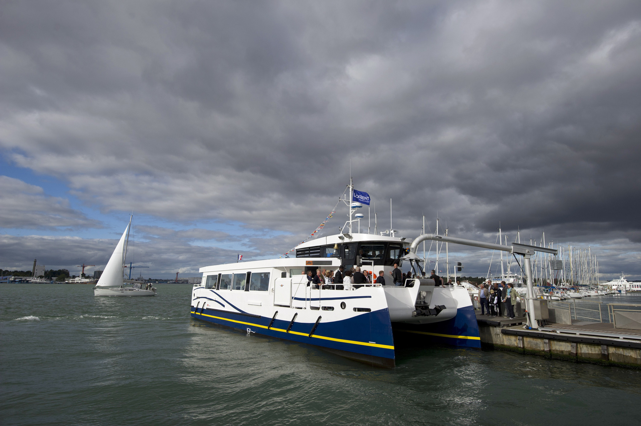 Electric ferries may be used to transport people during Brisbane 2032 ©Getty Images