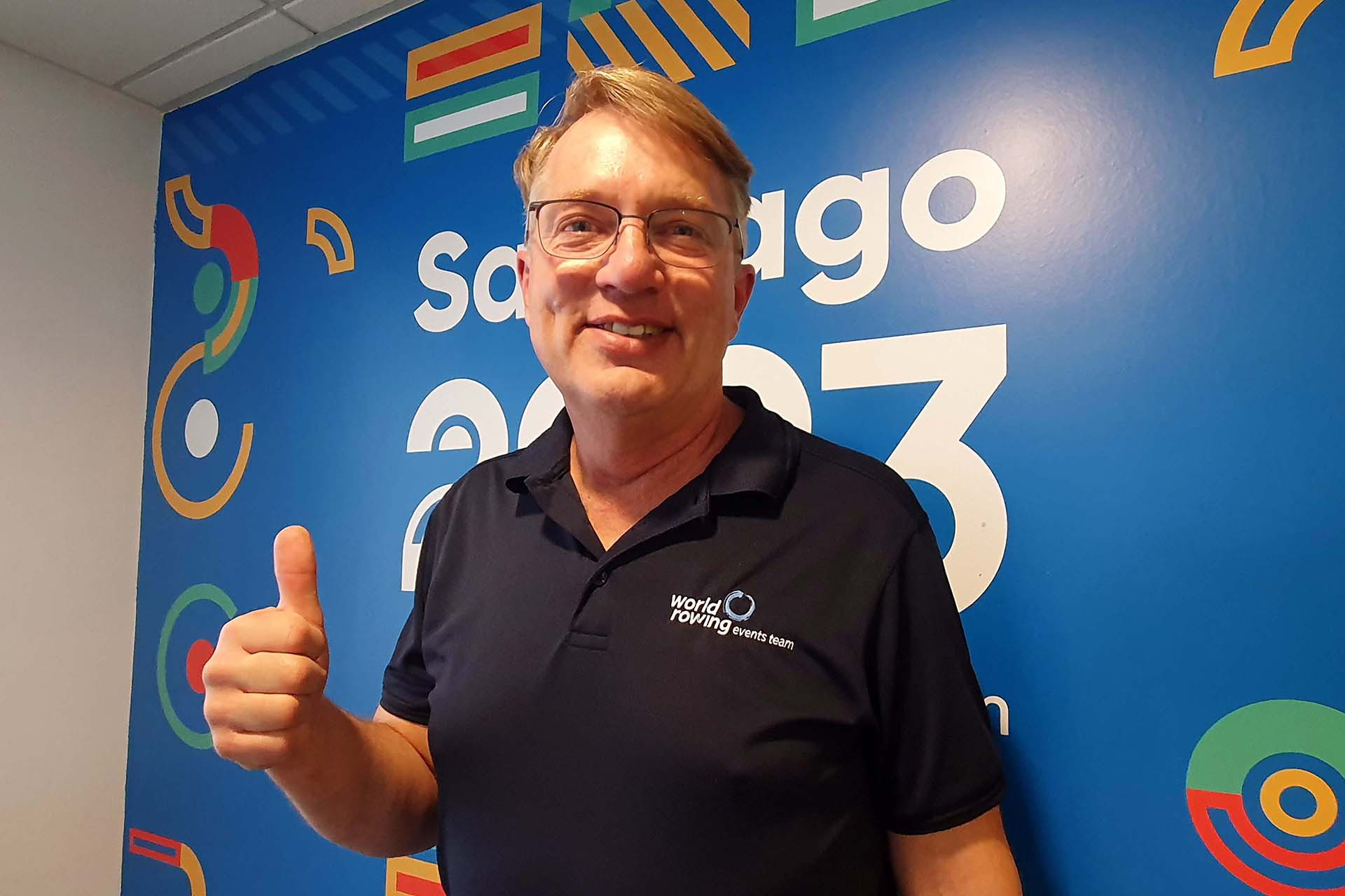 Kristopher Grudt, vice-president of the Pan American Rowing Confederation, has said rowing at Santiago 2023 will pioneer new technology to maintain water cleanliness on a course that is part of a nature sanctuary ©Santiago 2023