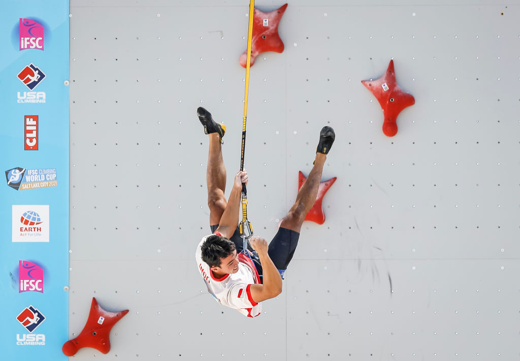 Indonesia's speed climbing world record holder will be hoping for a hasty 2023 debut when the event first features in the IFSC World Cup tomorrow ©Getty Images