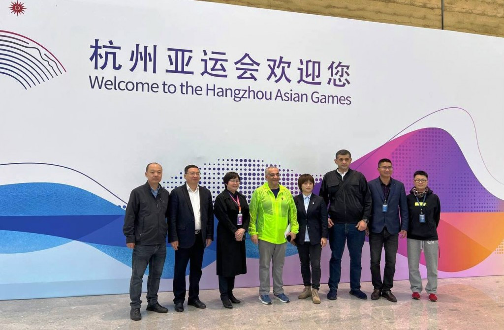 An IKA delegation has inspected Asian Games facilities in Hangzhou ©IKA