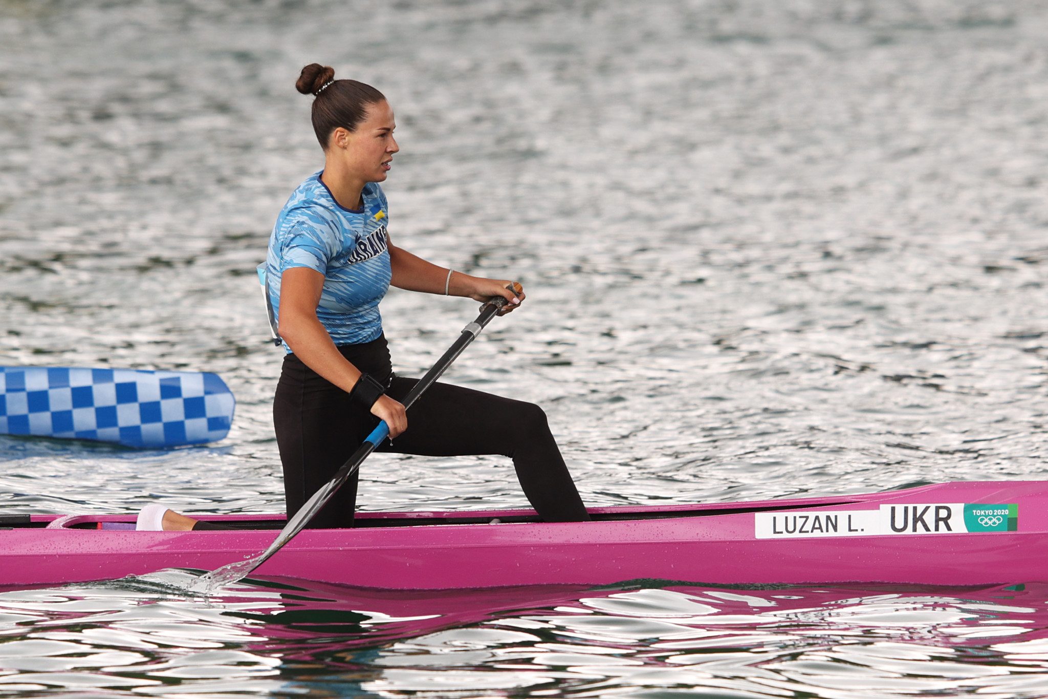 Ukraine's Liudmyla Luzan won two gold medals in Poznań ©Getty Images